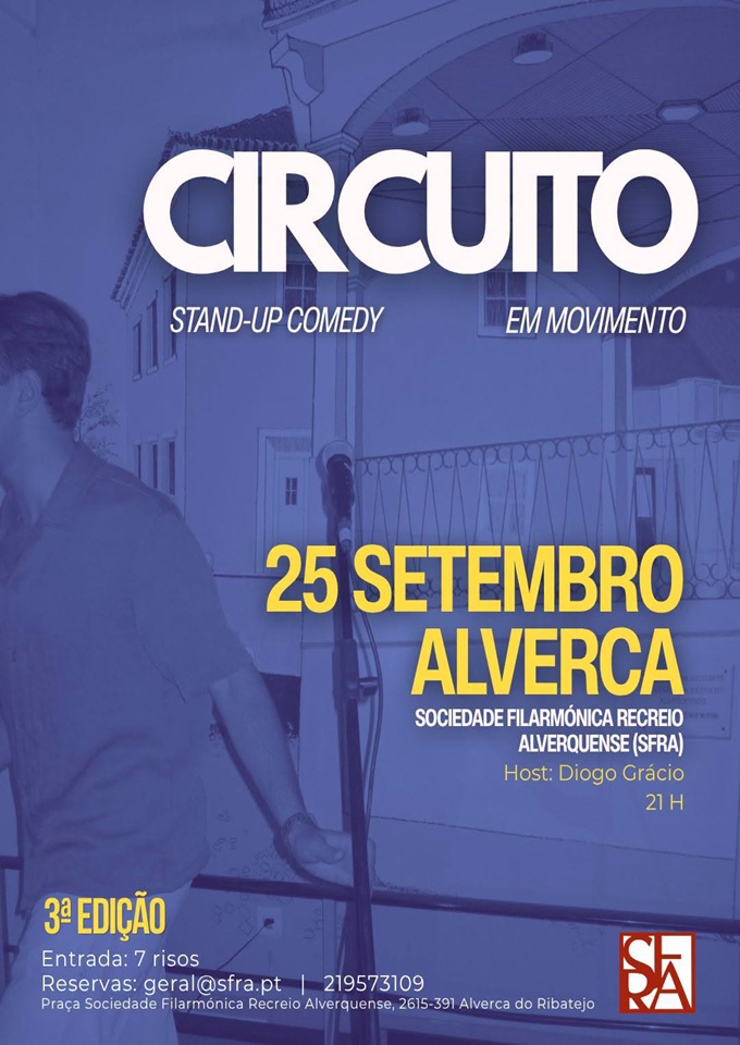 3ª Edição do CIRCUTO – Stand-Up Comedy em Movimento